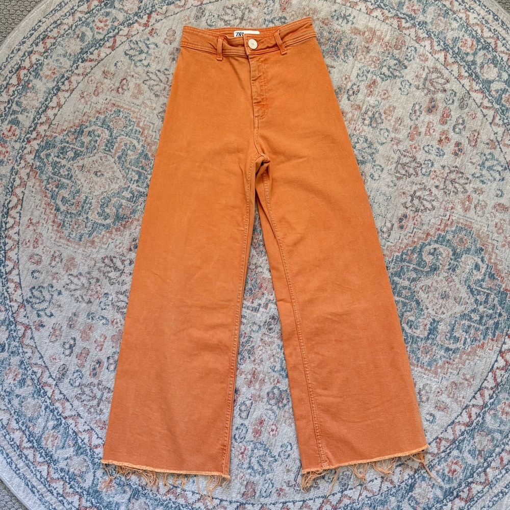 Zara The Marine Straight Jeans — Size 2 - Picture 2 of 6